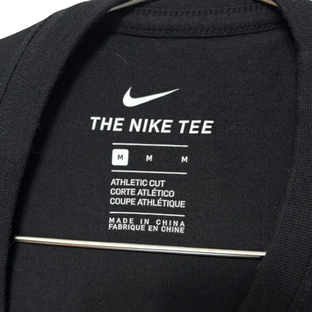 Nike The Nike Tee Athletic Cut Short Sleeve Shirt NWT Men's Sz M Black Crew Neck